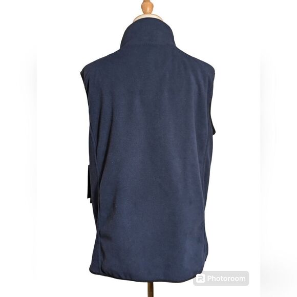 NFL Denver Broncos Blue Fleece Zip Vest NWT - Picture 3 of 7